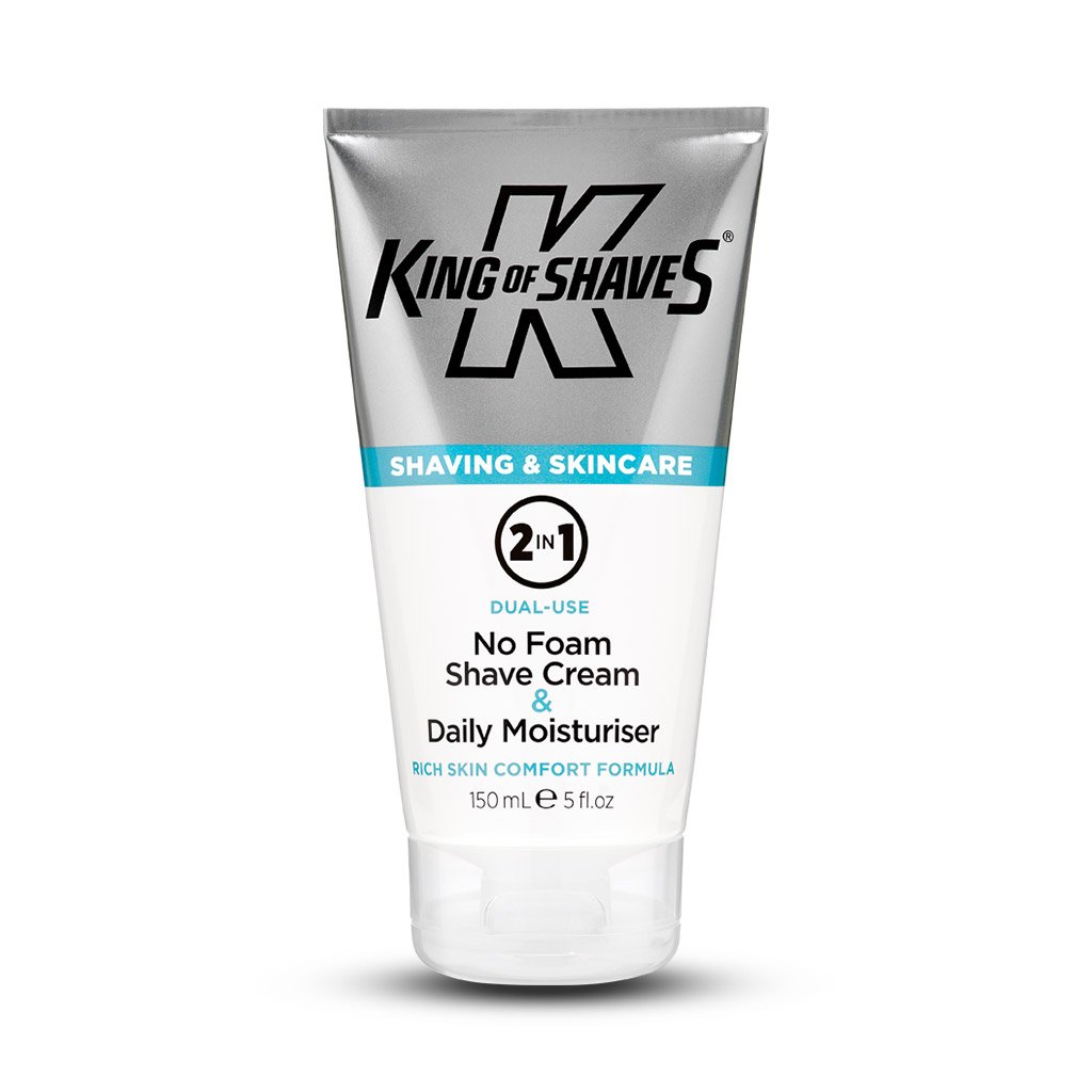 King of Shaves 2-in-1 No-Foam Shave Cream & Daily Moisturiser